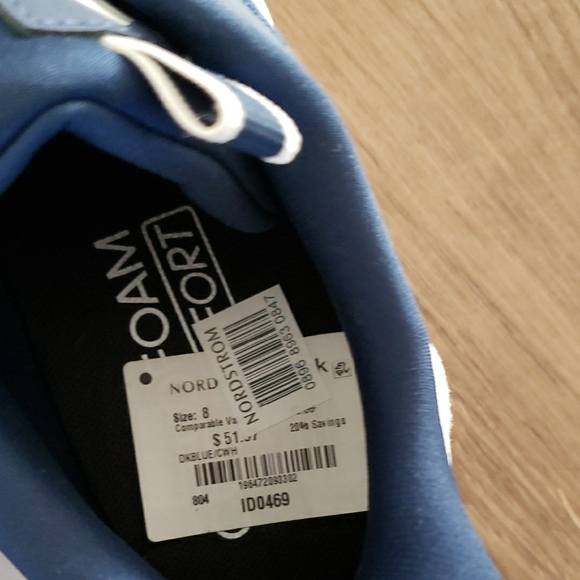 adidas Navy & White Athletic Sneakers, Men's Size 8, New With Tags - Picture 9 of 9